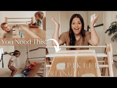 10 Unique Ways to Play with a Pikler Triangle!! Montessori Toddler & Baby Activities 2021