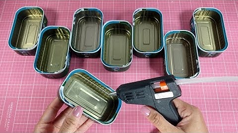 4 IDÉIAS INCRÍVEIS COM LATA DE SARDINHA ❤️🐟