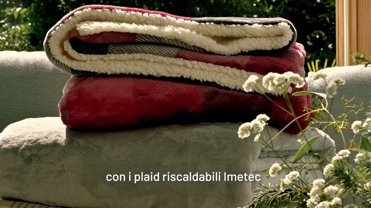 Plaid riscaldabili Imetec: il piacere di un caldo abbraccio 