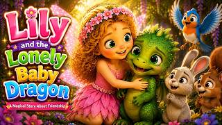 Lily and the Lonely Baby Dragon 🐉🧚‍♀️✨ | A Magical Story About Friendship | Tiny Tales and Tunes