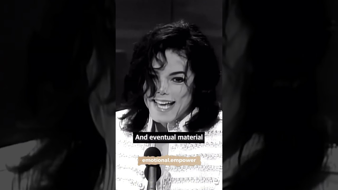 Emotional speech by Michael Jackson 