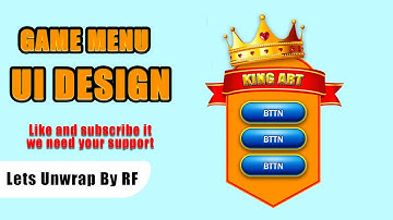 Game Menu Design UI DESIGN By Lets Unwrap RF