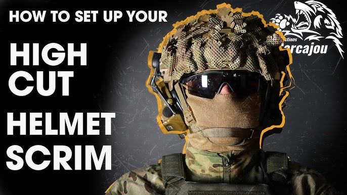 AQzxdc Fast Tactical Helmet Sets, with Full-Cover Military Airsoft