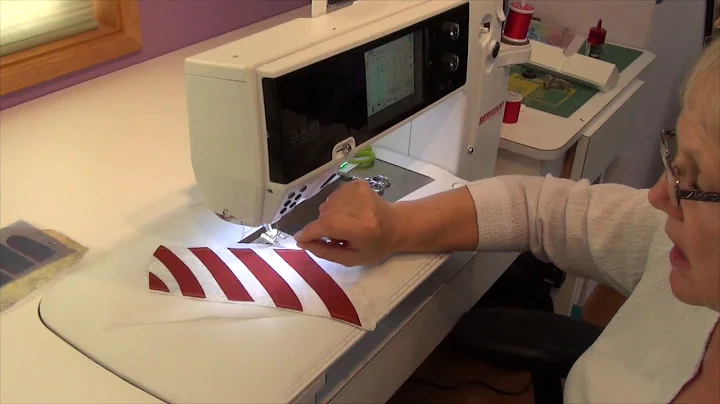 My Machine applique stitch.