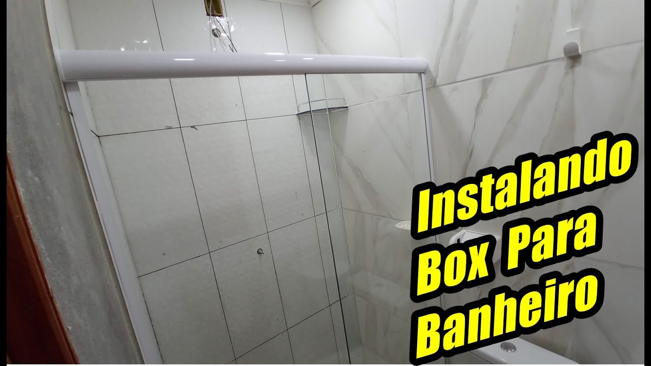 Como Instalar Box de Vidro Blindex Temperado para banheiro em detalhes.