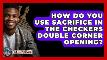 How Do You Use Sacrifice In The Checkers Double Corner Opening? - The Board Game Xpert