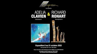 Exposition de Peintures de Adelia Clavien et Sculptures de Richard Rohart