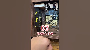 Một chiếc đồng hồ Cuckoo (còn gọi là đồng hồ chim cúc cu) cơ bản sẽ có 3 cơ cấu chính