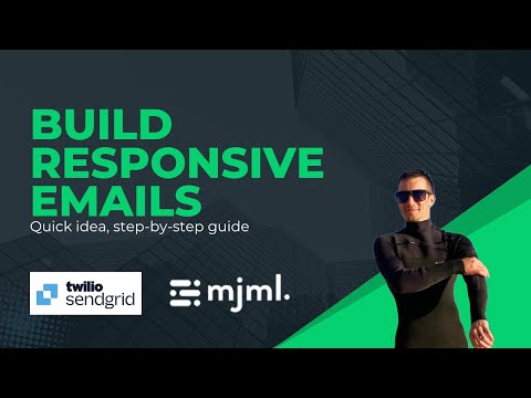 Fast way to create adaptive emails with MJML and SendGrid