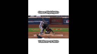 A game highlights of Yankees vs Mets⚾ #mlb #baseball #highlights #yankees #mets #sports @MLB