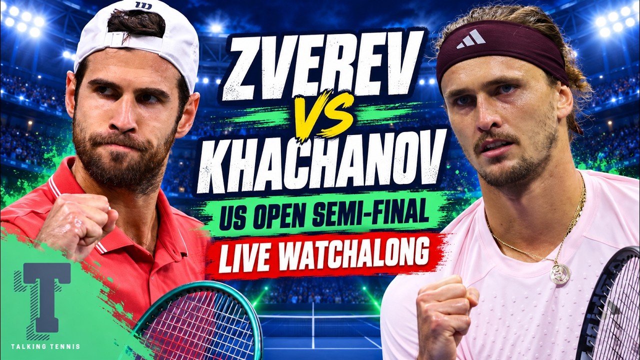 Alexander Zverev vs Karen Khachanov LIVE | US Open 2026 Semi-Final Watchalong