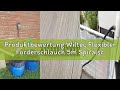 Produktbewertung Wiltec Flexibler Förderschlauch 5m Spiralschlauch 25mm (1") schwarz mit Verstärkung