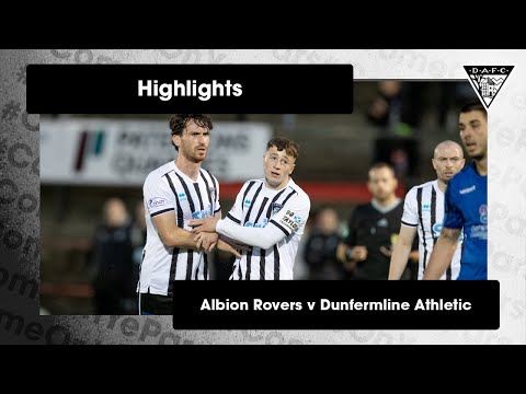 Albion Rovers Dunfermline Goals And Highlights