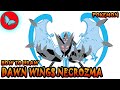 How To Draw Dawn Wings Necrozma From Pokemon | Drawing Animals