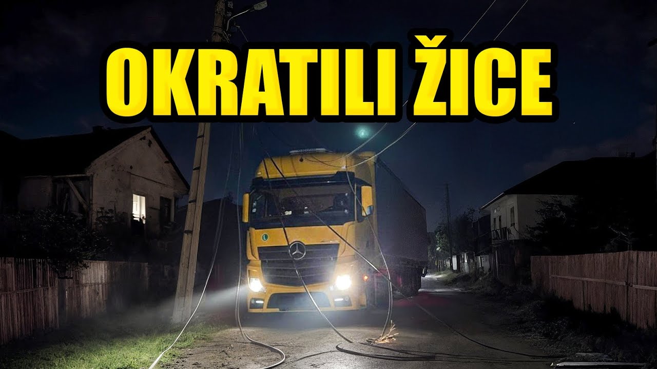 OSTAVILI SMO SELO BEZ STRUJE?! *pokidali žice kamionom* 