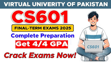 CS601 Final Term Preparation 2025 | CS601 Final Term Paper 2025 | By The Merciful Academy