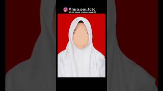 edit pas foto warna jilbab & background merah #editfoto #editpasfoto #pasfoto