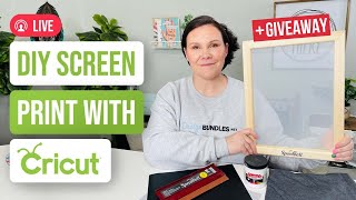 😎 DIY Screen Print With Cricut