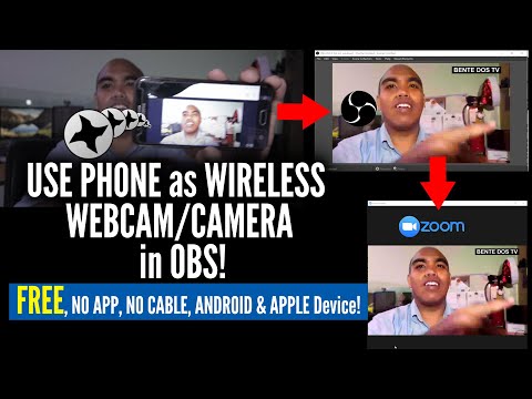 Use Phone as a Wireless Webcam
