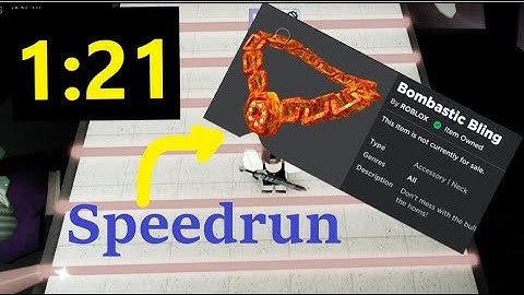 Speedrun | Ready Player Two | Bombastic Bling - Robloxian Highschool