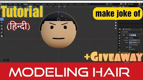 (Hindi) Make joke of tutorial | [modeling hair] | Mr.spark