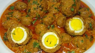 Mutton Nargisi Kofte Recipe[Bakra Eid Special] Moghlai Dish