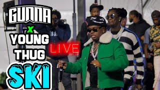 @Gunna and Young Thug perform "SKI" LIVE! #skichallenge #cauhomecoming