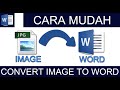 Cara Convert File JPG Menjadi Word/Text