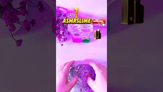 💛White Slime + Gold Sparkles = Pure Magic!#asmr#slime#asmrvideo#shorts
