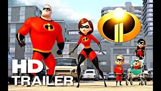 Incredibles 2 Movie Trailer (2018) Disney Pixar Animated Movie HD