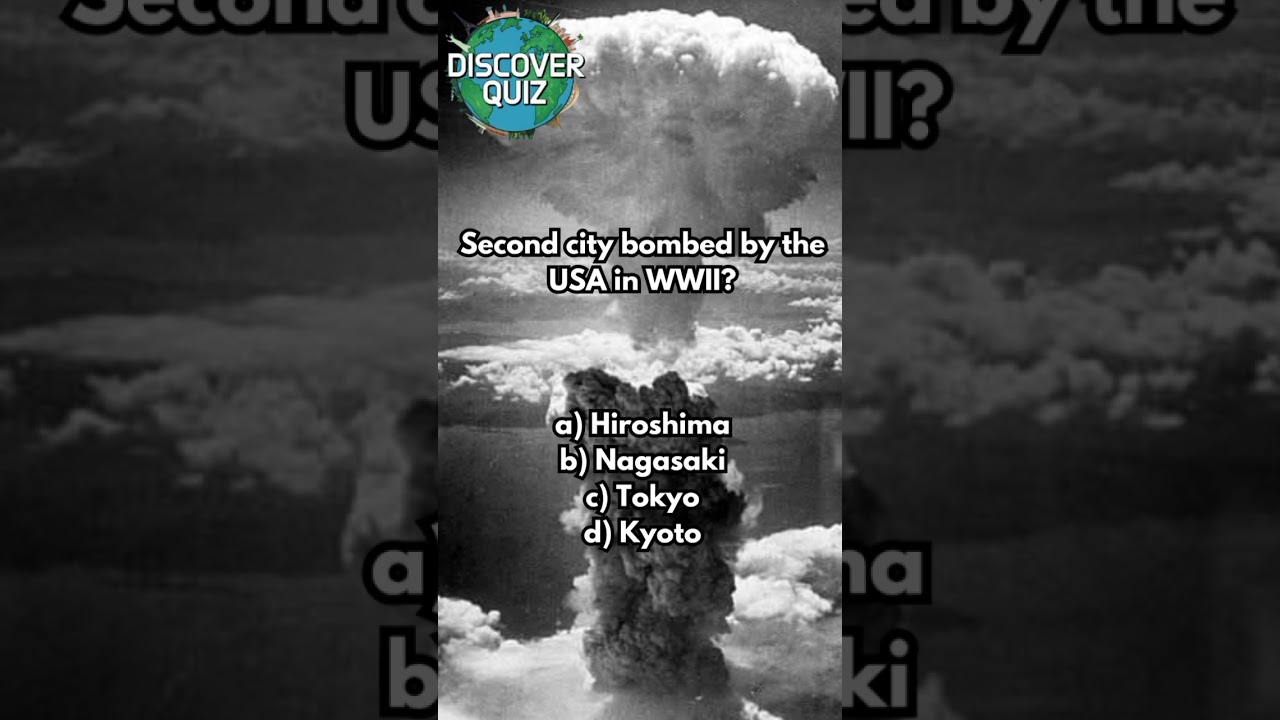 Second city atom bombed by USA?