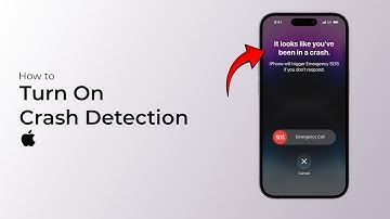 Hoe schakel ik crashdetectie in op de iPhone?