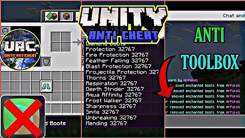 MCPE BEST ANTI CHEAT VS 32K FROST WALKER | UAC