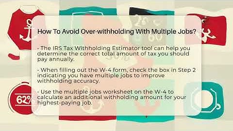 How To Avoid Over-withholding With Multiple Jobs? - Your Paycheck Planner