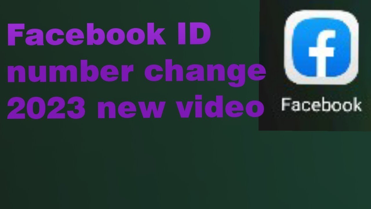 Facebook ID Number Change YouTube facebook-id-number-change-youtube