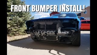 How to install a 2015 and up Challenger front bumper