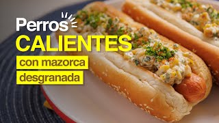 Perritos calientes con pikantwurst - Olor a hierbabuena