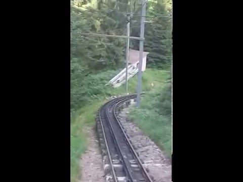 Die steilste Zahnradbahn