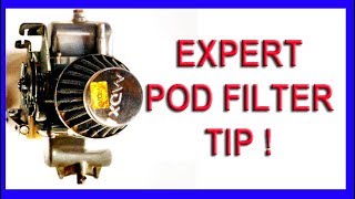 expert pod filter tip for carburetors