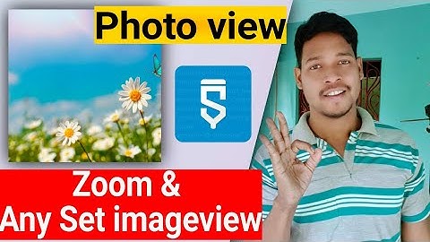 photo view Activity with zoom & any set imageview in sketchware #AndroidAppdeveloper #sketchware