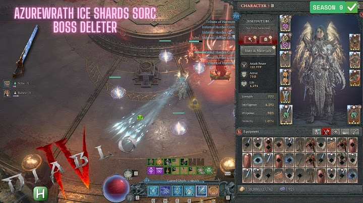 0.5 Sec T4 Belial | Azurewrath Ice Shards Sorc P259 BOSS DELETER (Avalanche) - Diablo 4 Season