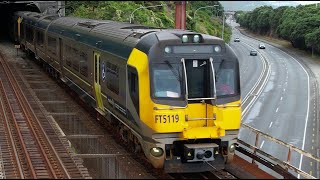 The Commuter Trains Of Wellington - By Drone