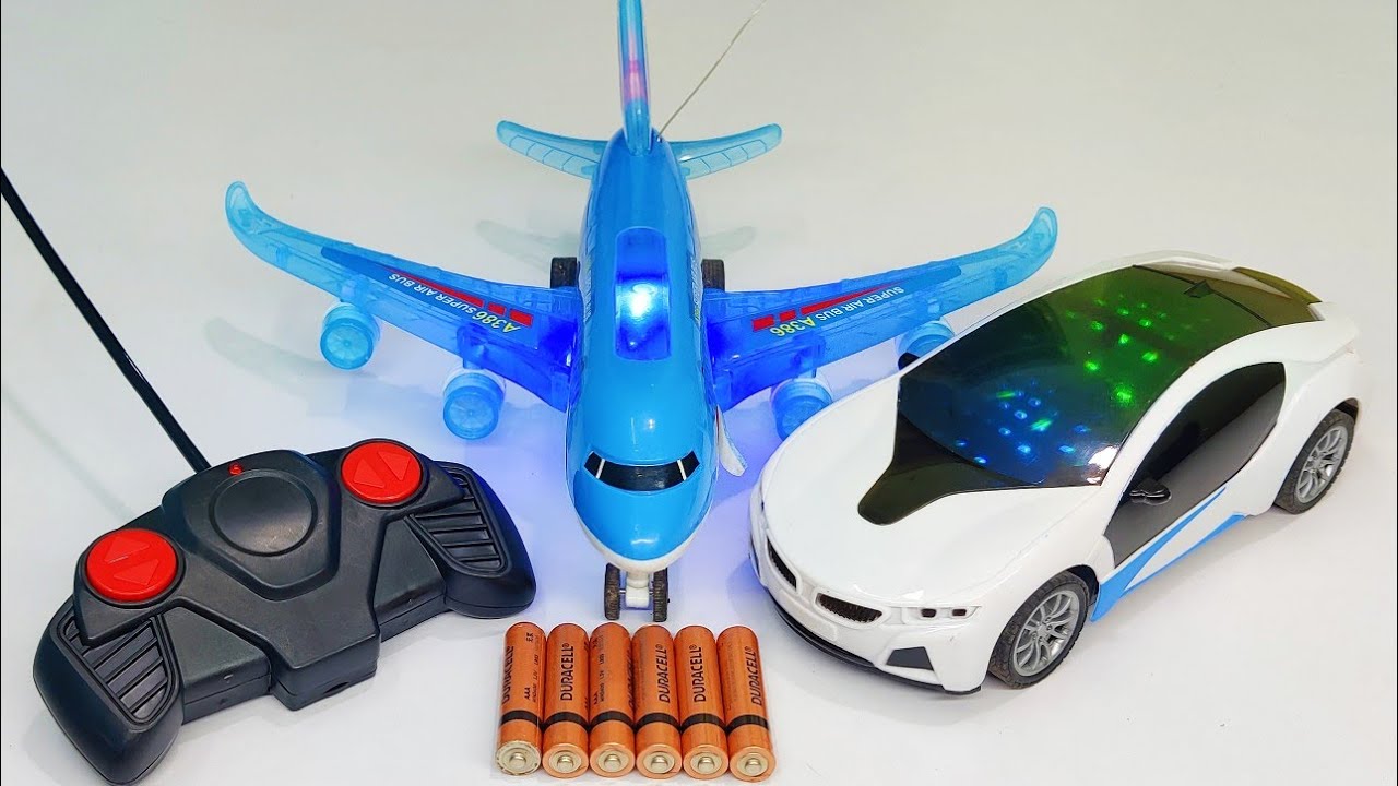 Radio controlled Airbus A38O and Radio controlled model car unboxing ...