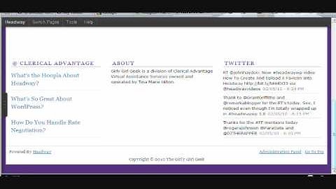 Sidebars Made Easy with Headway