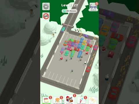 Parking Jam 3D Level 227 Gameplay Walkthrough #227 Parking Jam Challenge #shorts #viral #gaming