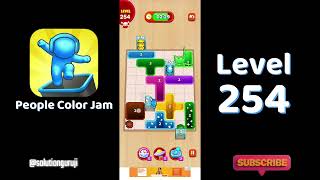 🎨 People Color Jam Level 254 Walkthrough 🌈 | Solutionguruji