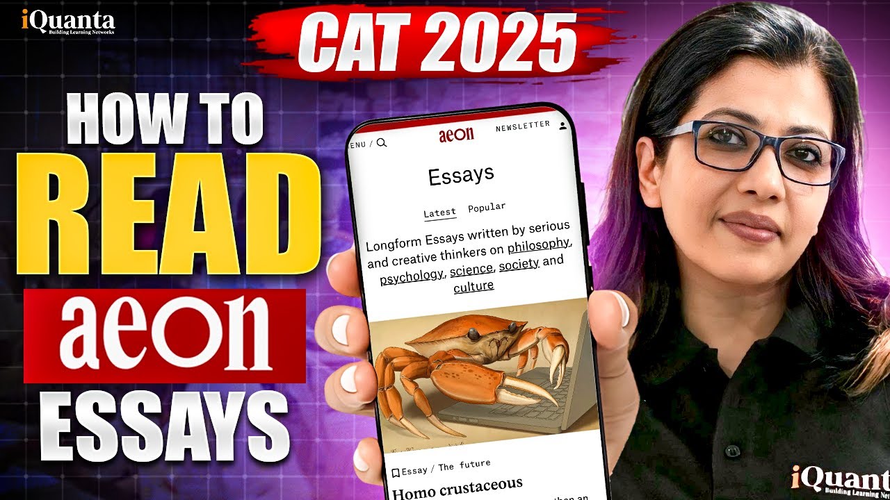 Aeon Essay for CAT: Stop Reading the Wrong Way | Shabana Ma’am’s Strategy
