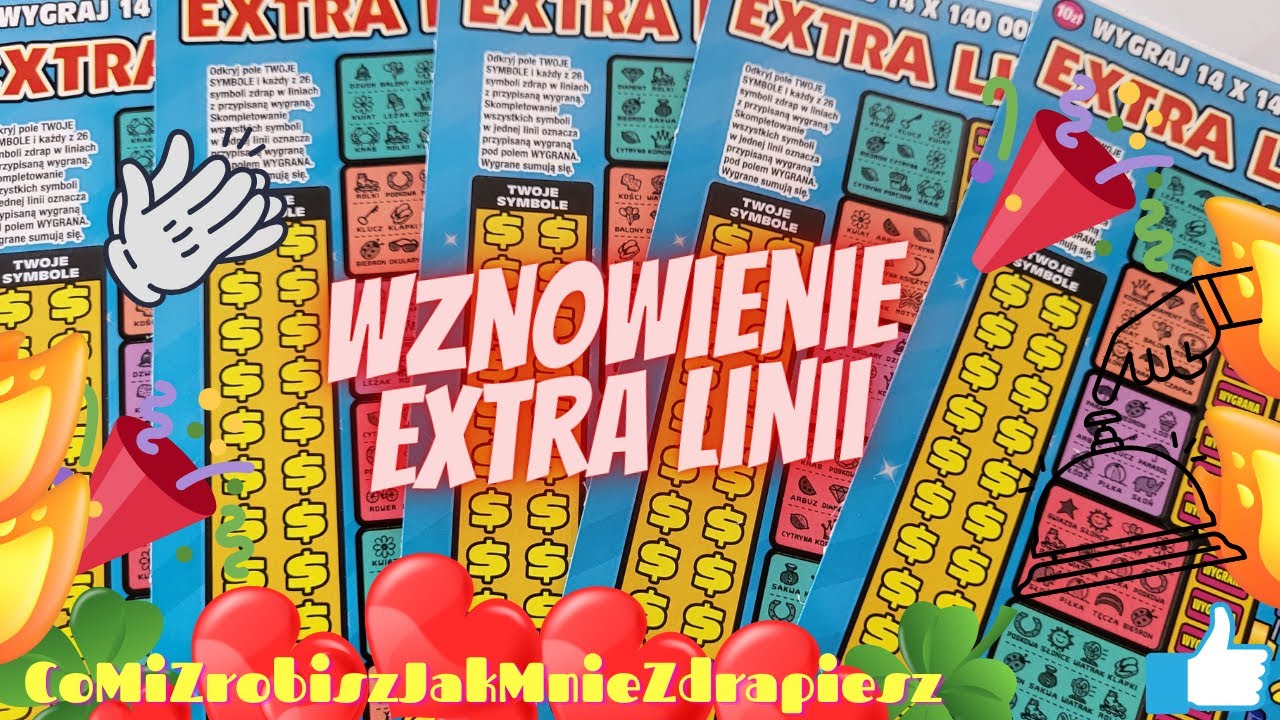 Wznowienie Extra Linii  💪😉❤️😍💪🫶🔴🚗💥😎🍀🎲 #zdrapki #zdrapkilotto #lotto #yt #youtube
