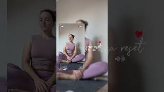 Yoga RESET class up on my channel xx #yoga #yogaclass #selflove