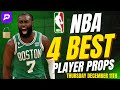 NBA PRIZEPICKS TODAY | 4 BEST PLAYER PROPS | THURSDAY | 12/11/2025 | FREE NBA Best Bets